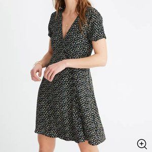 Madewell Button-Wrap Dress in Playground Posies